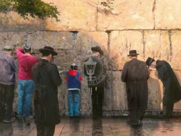 その他の都市景観 Painting - 嘆きの壁エルサレムTK都市景観